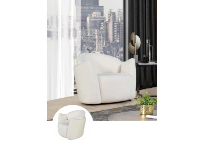 Luxury Armchair Furniture Club Furnishings Television Lounge Relax Chair Textile