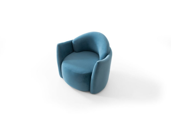 Luxury Armchair Furniture Club Furnishings Television Lounge Relax Chair Textile