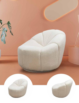 Single Seater Armchair Furnishings Living room Chair Relax Seat Furniture Chairs