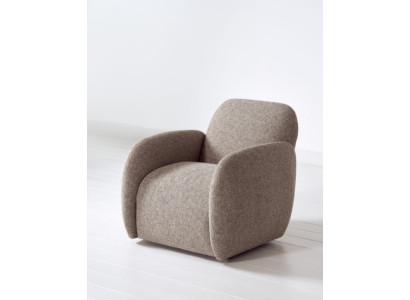 Taupe Armchair Television Chair Single Seat Upholstery Seat Furniture Lounge Chairs