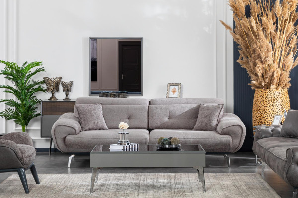 Sofa set 331 Seater Coffee table Furniture Luxury Design Chesterfield Living room