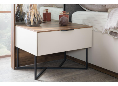 Bedside tables White Modern Design Furniture Luxury Elegant Beautiful Bedroom