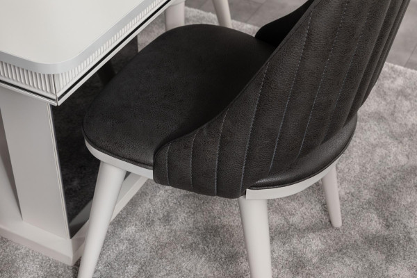 Dining room Chair Designer Upholstery Lounge Textile Fabric Luxury Modern