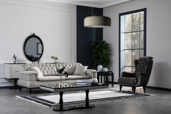 Luxury sofa set 31 seater coffee table side table sofa new set 4 pieces