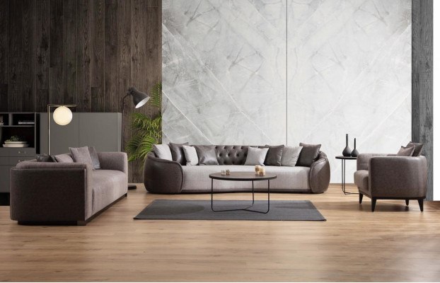 Luxury Stool Sofa Couch Living room Law Firm Furniture Textile Sofas 3 Seater