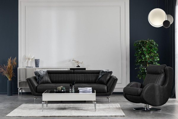 Three Seater Couch Black Sofa Couches Furniture Upholstery Furniture Three Seater
