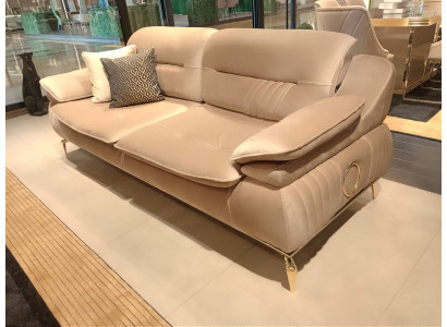 Living room Sofa 3 Seater Beige Design Style Furniture Modern Sofas new