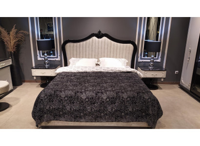 Bedroom Bed 2x Bedside tables Luxury Furniture 3pcs. Classic Beds
