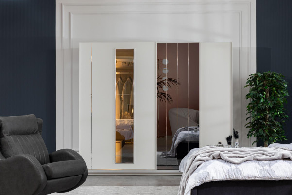 Wardrobe Luxury Cabinets Wardrobe Wood Furniture Bedroom 250cm