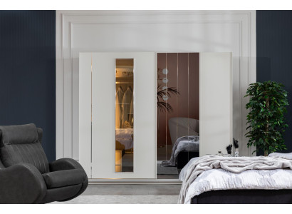 Wardrobe Luxury Cabinets Wardrobe Wood Furniture Bedroom 250cm