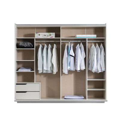 Wardrobe Luxury Cabinets Wardrobe Wood Furniture Bedroom 250cm