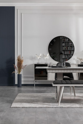 Luxury sideboard design sideboard chests of drawers sideboard wardrobe mirror 2 pieces.