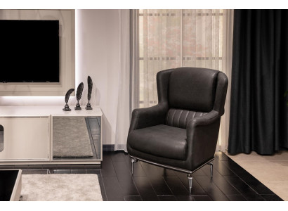 Living room Armchair Designer Lounge Set Luxury brown Lounge Club Furniture