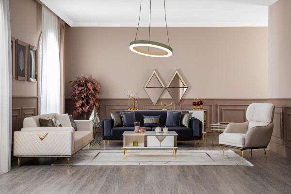 Coffee table Living room Wood Design Luxury Furniture new White Style Modern