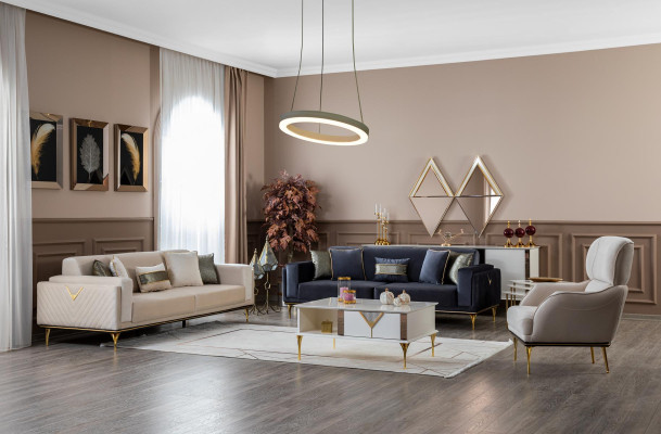 Coffee table Living room Wood Design Luxury Furniture new White Style Modern
