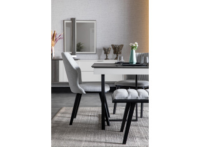 Designer Dining room Chair Gray Recliners Kitchen chairs Chairs Recliners