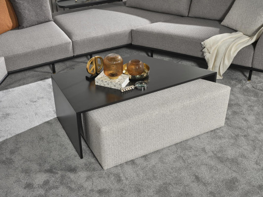 Coffee table Living room Furniture Luxury Material Wood Modern new Design gray