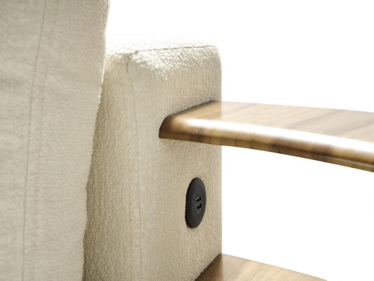 Corner sofa L-shape Living room Style Modern Upholstery Wood Textile Corner suite