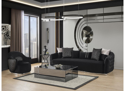 Sofa set Sofas 41 Seater Luxury Coffee table Suite 3-piece Couch Set