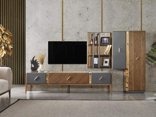 Wall unit TV lowboard bookshelf hanging cabinet wardrobe modern new