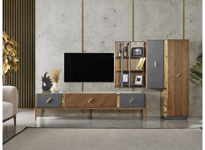 Wall unit TV lowboard bookshelf hanging cabinet wardrobe modern new