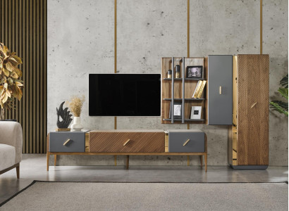 Wall unit TV lowboard bookshelf hanging cabinet wardrobe modern new