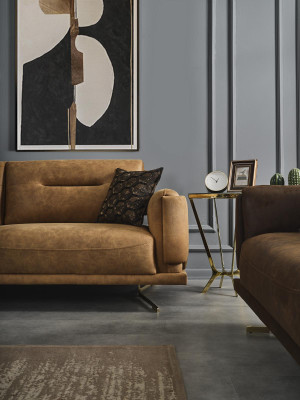 Living room Sofa 3 Seater Textile Upholstery Three Seater Couch Italian Furniture