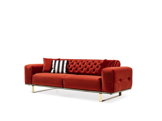Modern Chesterfield Couch Praxis Furniture Hotel Furnishings Luxury Sofa