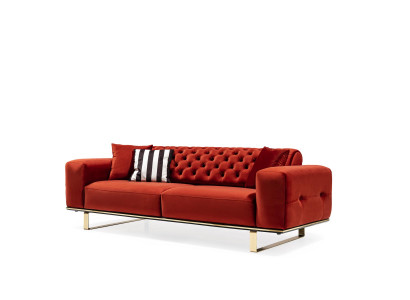 Modern Chesterfield Couch Praxis Furniture Hotel Furnishings Luxury Sofa
