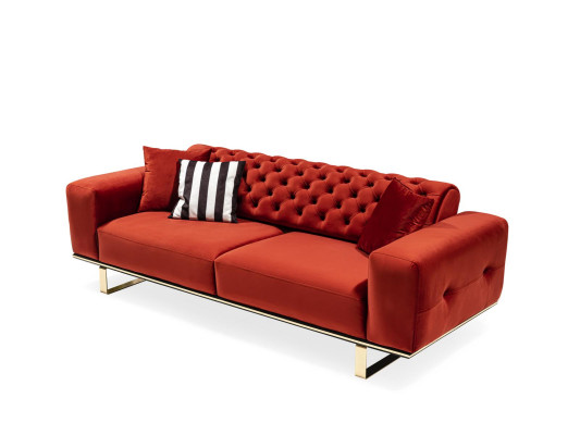 Modern Chesterfield Couch Praxis Furniture Hotel Furnishings Luxury Sofa