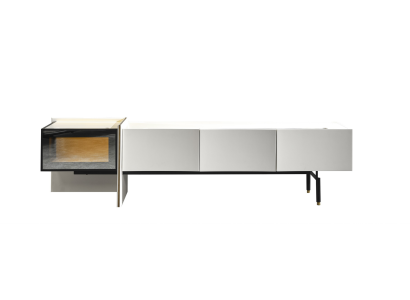 Living room tv stand furniture TV cabinet television sideboard style white luxury wood