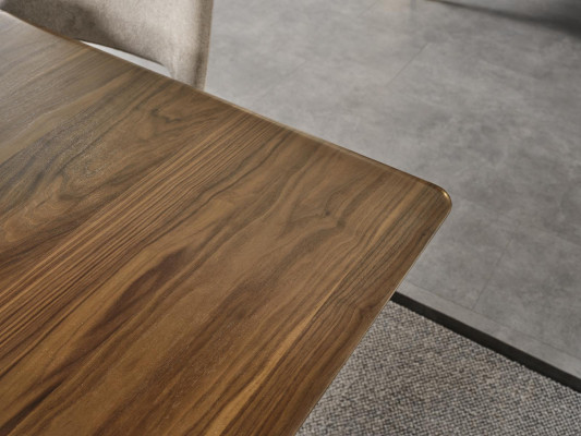 Dining room Table Wood Luxury Furniture Style Modern Brown Wooden Table Tables