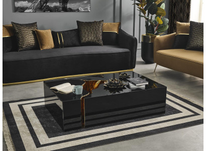 Coffee table Design Furniture Luxury new Black Modern Living room Wood