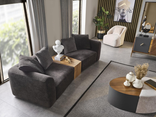Coffee table Furniture Luxury Wood Modern new Living room Design new brown