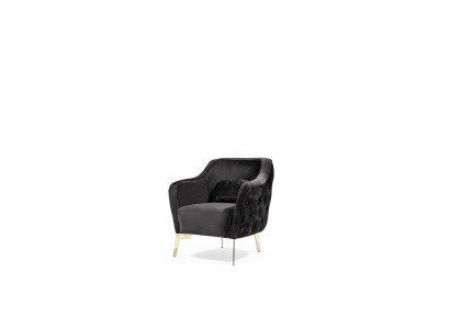 Living room Armchair Upholstery Design Modern Sofas Textile new Luxury Black