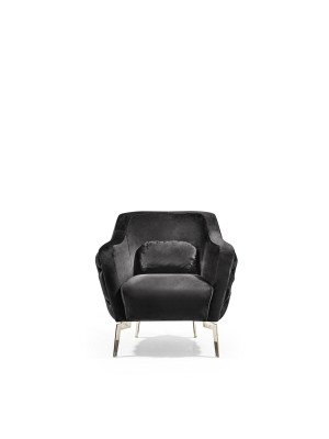 Living room Armchair Upholstery Design Modern Sofas Textile new Luxury Black