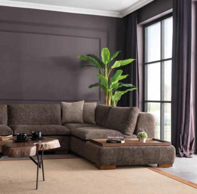 Living room Suite Corner sofa L-shape 4 Seat Sofa Sofa set Fabric Corner