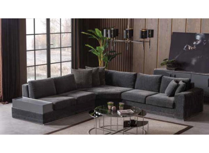 Living room Corner sofa L-shape Sofas Corner Sofa Fabric Modern Design Style