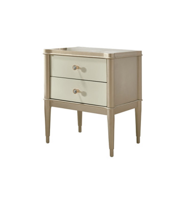 Bedside table Side table Table Wood Tables Furniture Bedside tables Beige Bedroom