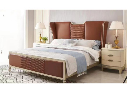 Luxury Bed Braun Beds Bed frame e Double Modern Double bed Bedroom new