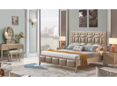 Upholstery Beige Double Beds Bed Beds Double bed Bedroom