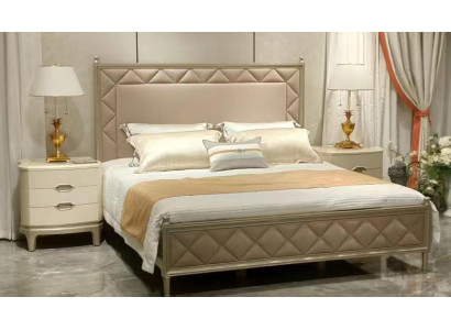Bedroom Bed Upholstery Design Furniture Luxury Double Beige Beds Leather