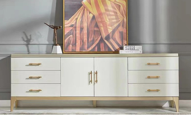 Sideboard Chest of drawers Designer Luxury Cabinets Wood White Chests of drawers Wardrobe