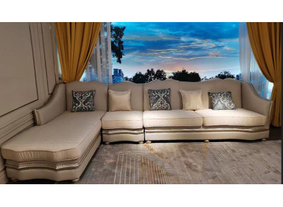 Living room Textile L-shape Luxury Sofas Sofas Corner Corner sofa Upholstered furniture