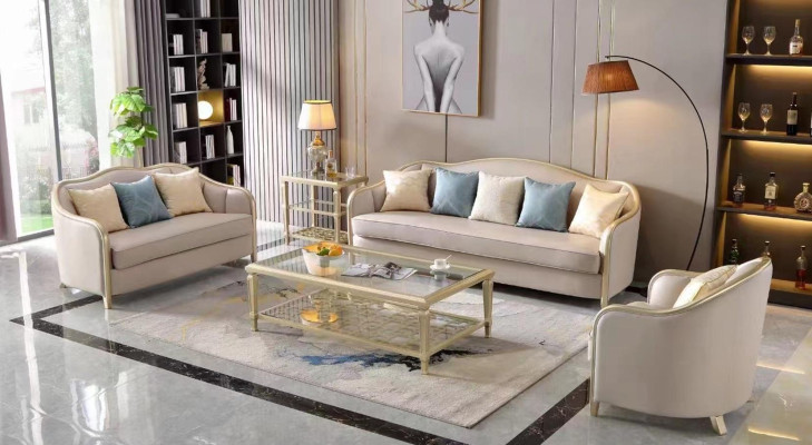 Set Design Sofas Sofa set 3+2+1 Seater Couches Fabric Modern Sofa