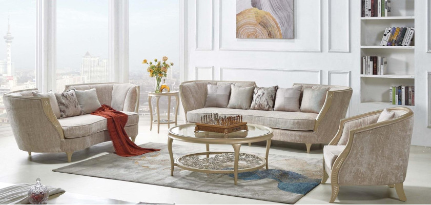 Hotel Furniture Furnishings Sofa set Fabric Sofa Classic r Couch 321