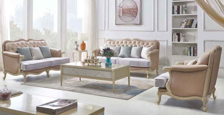 Rosa Furniture Sofa set Sofa 3 2 1 Seater Living room Design 3pcs.