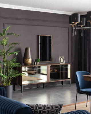 Dining set Dining room Dining table Chair Suite Sideboard Dining area Table Set 5 pieces