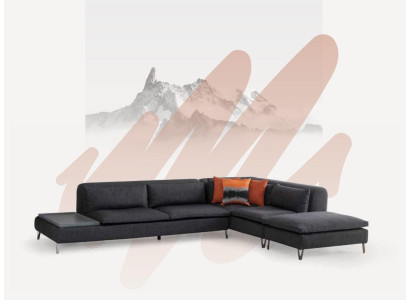 Luxury Corner sofa L-shape Sofa Sofas Living room Modern Fabric Design Polyester xxl
