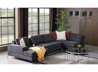 Textile Couch Living landscape Living room Corner suite Couches Upholstery Furniture